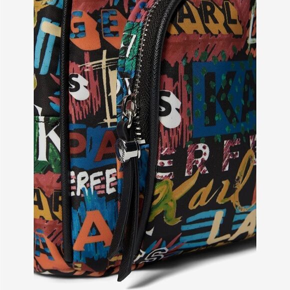 NWT Karl Lagerfeld Paris Cara Mini Backpack w/ Giftbox - Picture 6 of 14